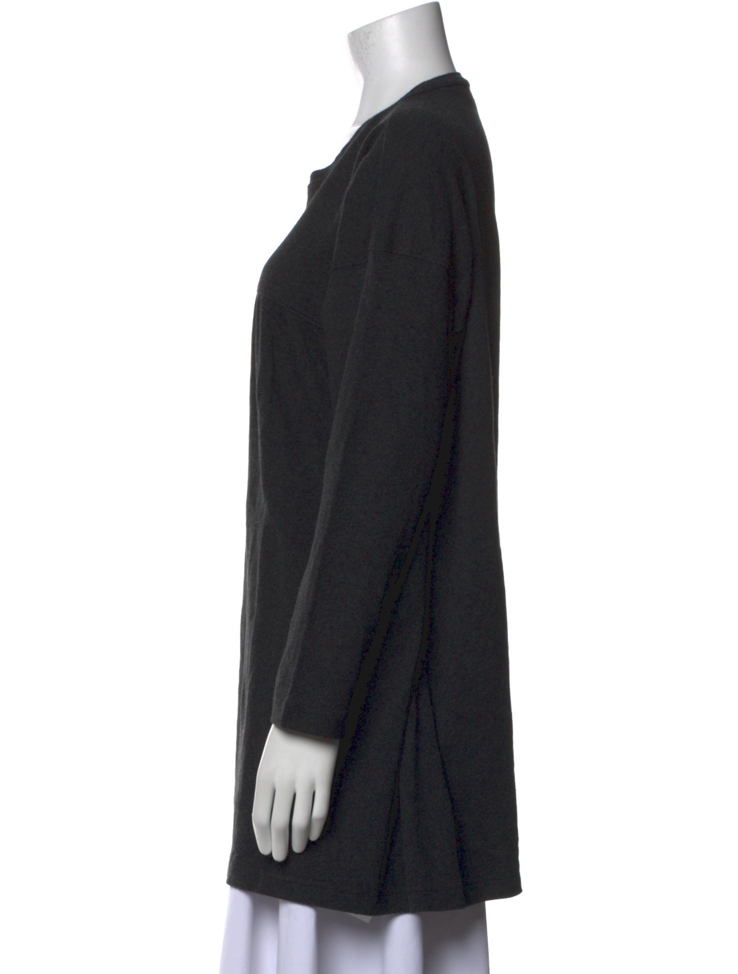 Eskandar Crew Neck Long Sleeve Tunic
