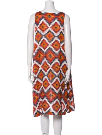 Eskandar Linen Midi Length Dress