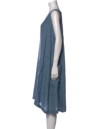Eskandar Linen Knee-Length Dress