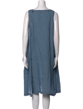 Eskandar Linen Knee-Length Dress