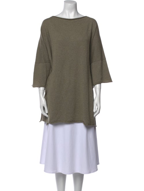 Eskandar Cashmere Bateau Neckline Sweater