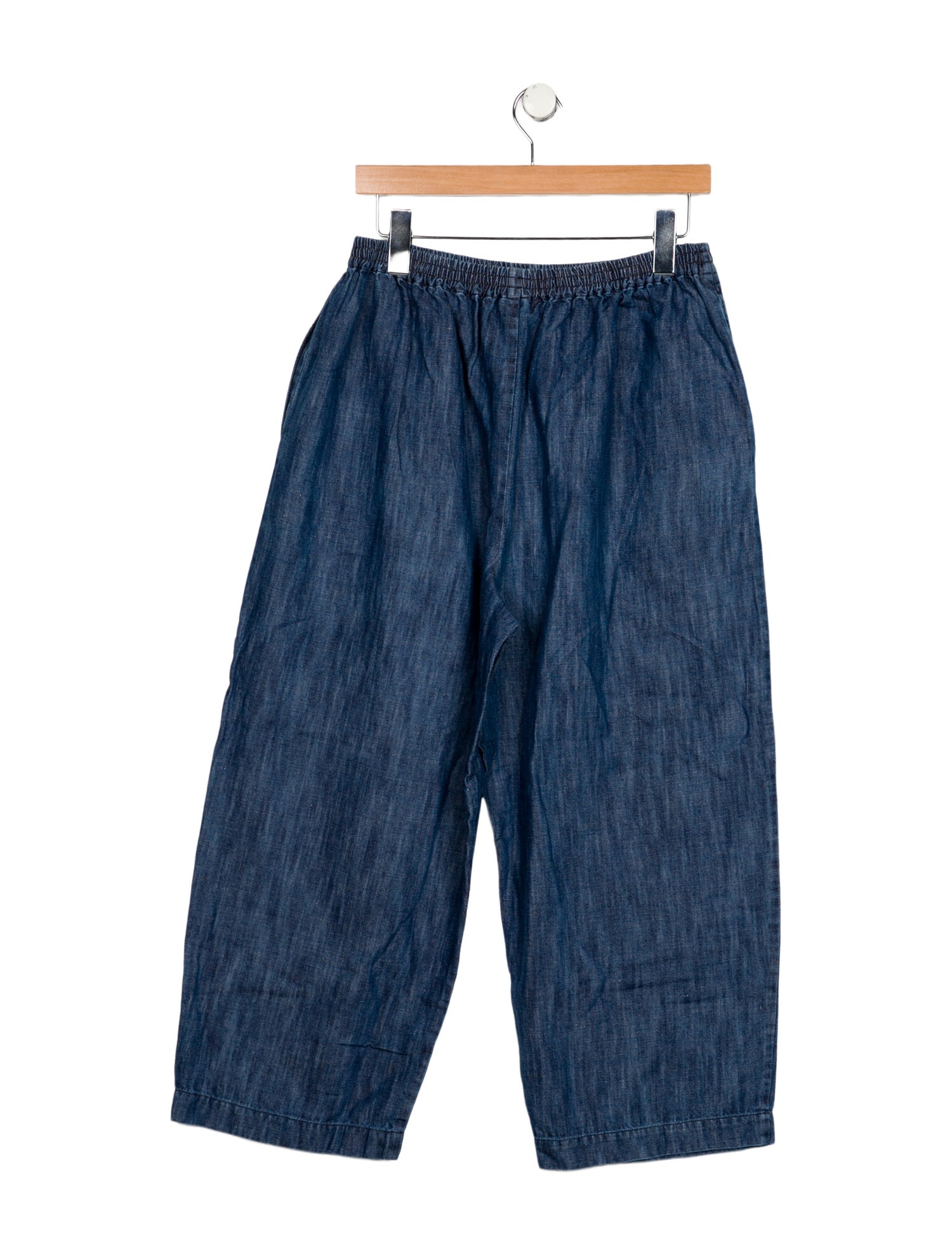 Eskandar High-Rise Wide Leg Jeans