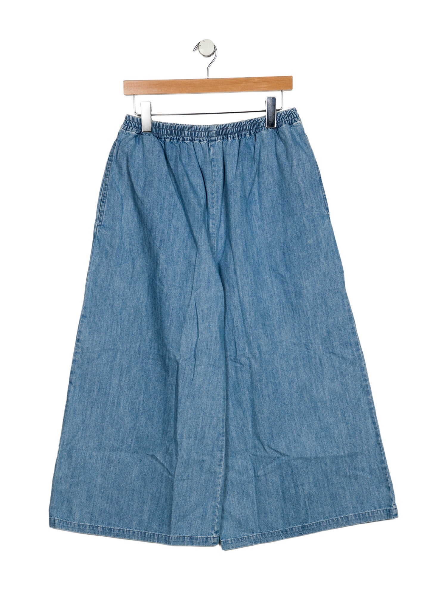 Eskandar High-Rise Wide Leg Jeans