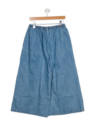 Eskandar High-Rise Wide Leg Jeans