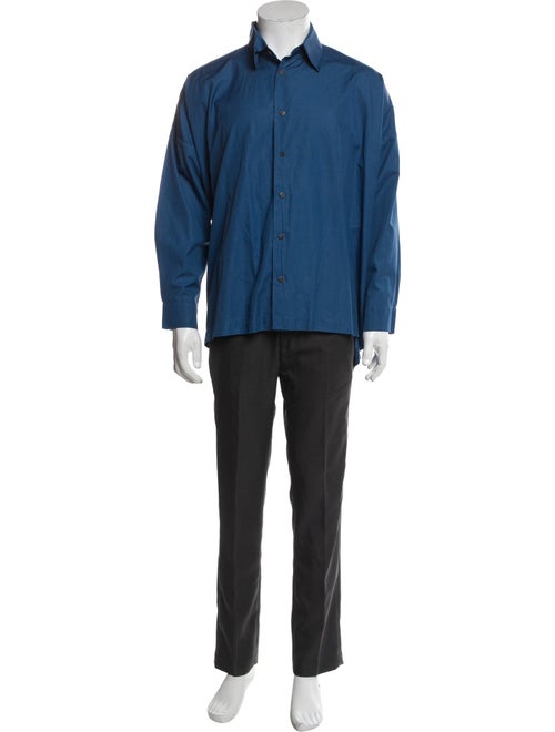 Eskandar Long Sleeve Button-Up Top