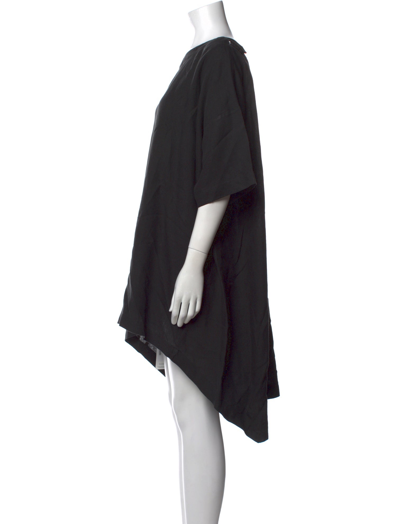 Eskandar Linen Scoop Neck Tunic