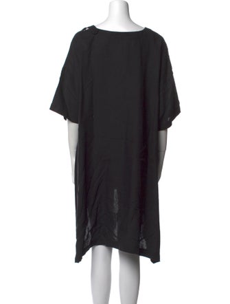 Eskandar Linen Scoop Neck Tunic