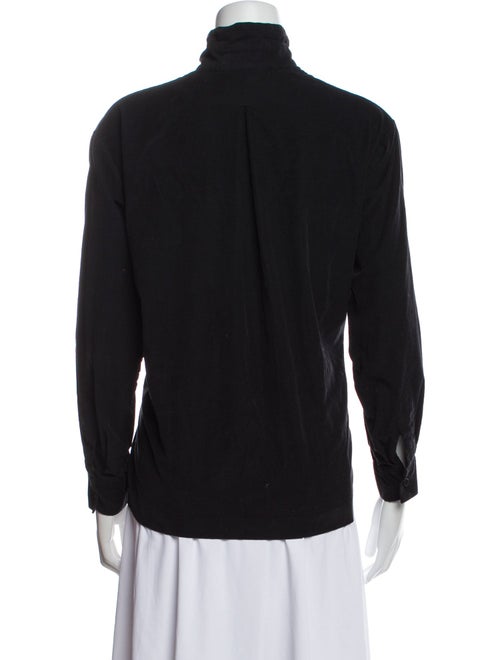 Eskandar Mock Neck Long Sleeve Sweatshirt