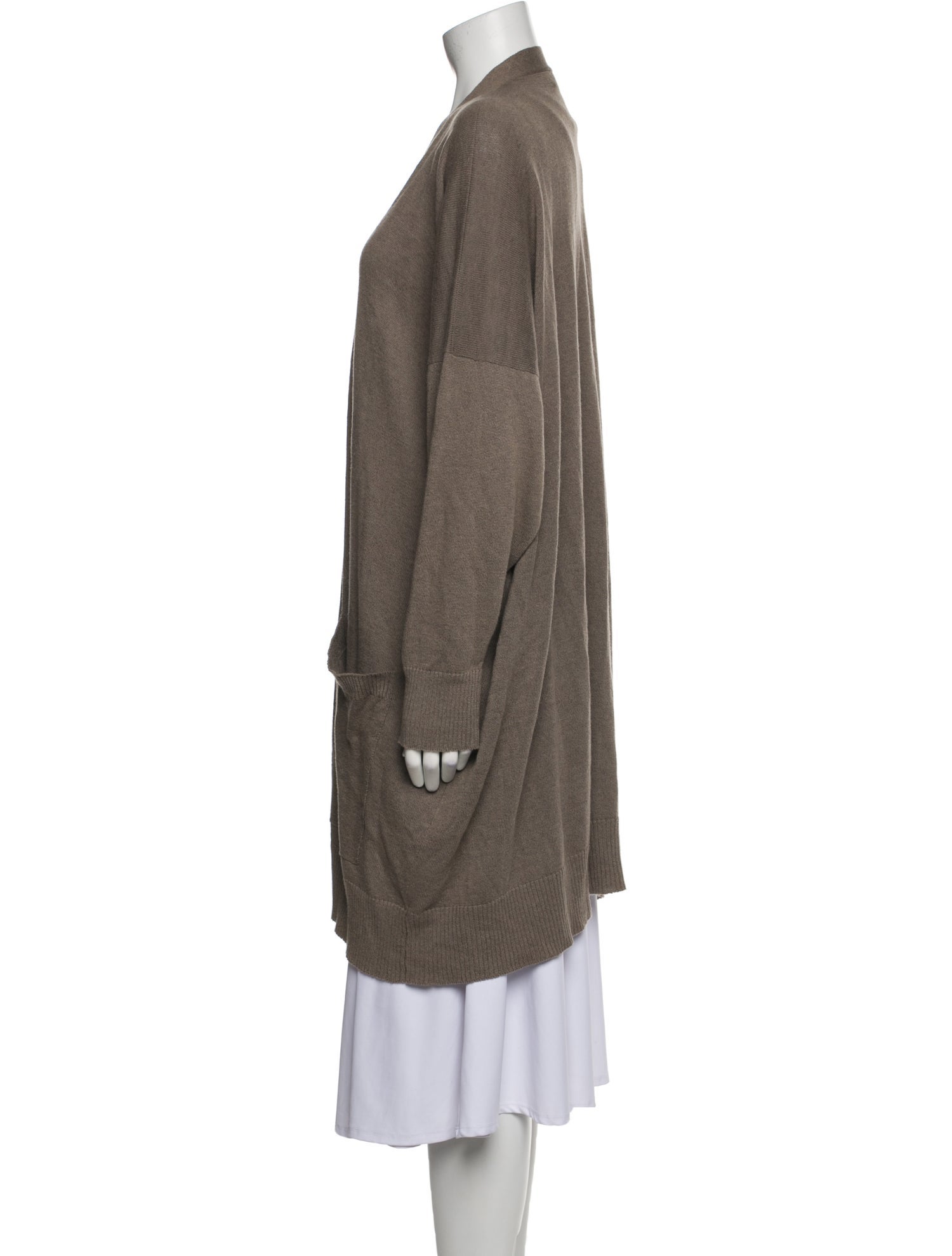 Eskandar Linen V-Neck Sweater