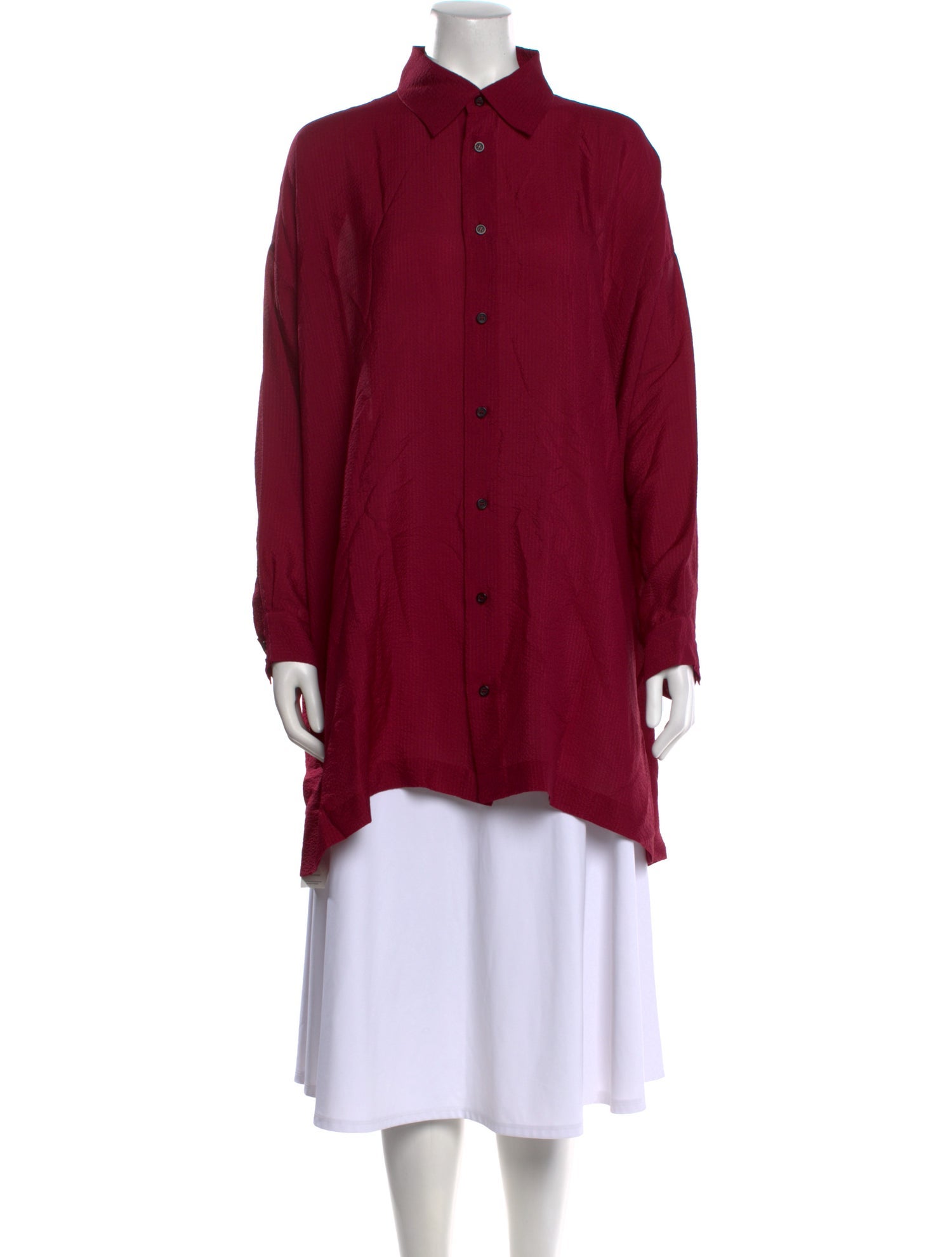 Eskandar Silk Long Sleeve Tunic