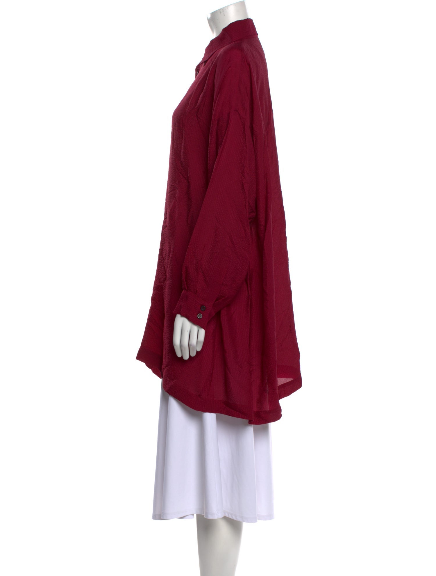 Eskandar Silk Long Sleeve Tunic