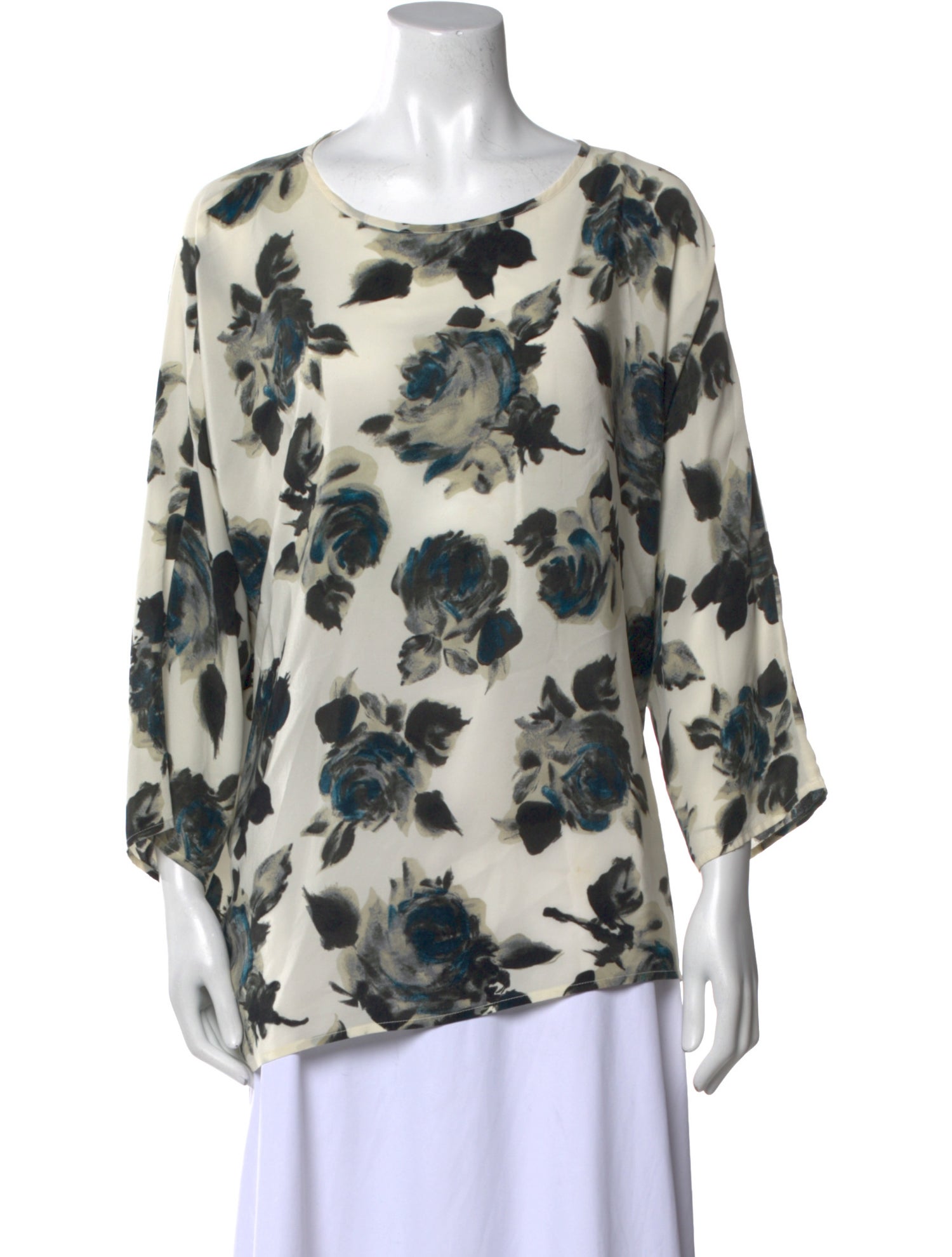 Eskandar Silk Printed Blouse