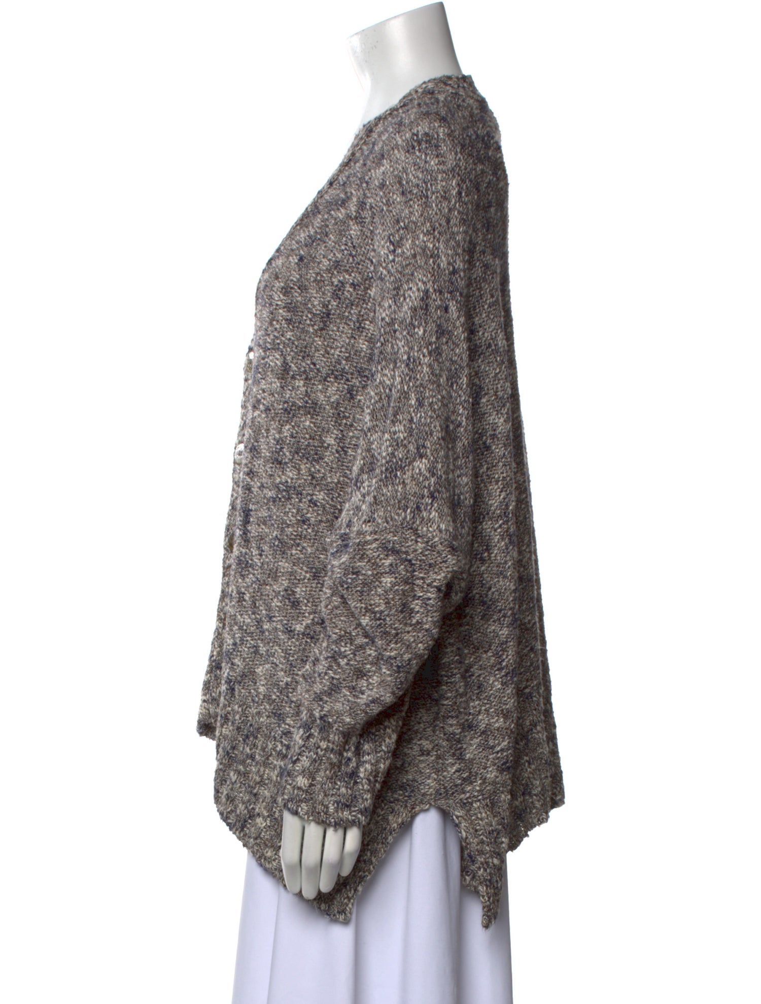 Eskandar Linen V-Neck Sweater