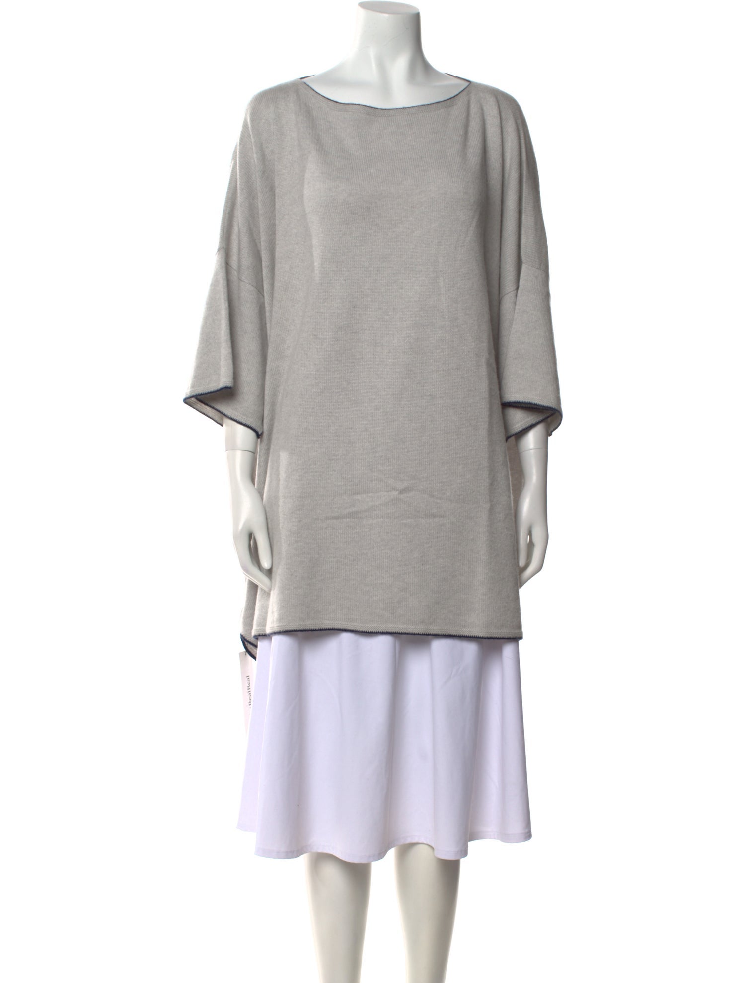 Eskandar Cashmere Bateau Neckline Sweater