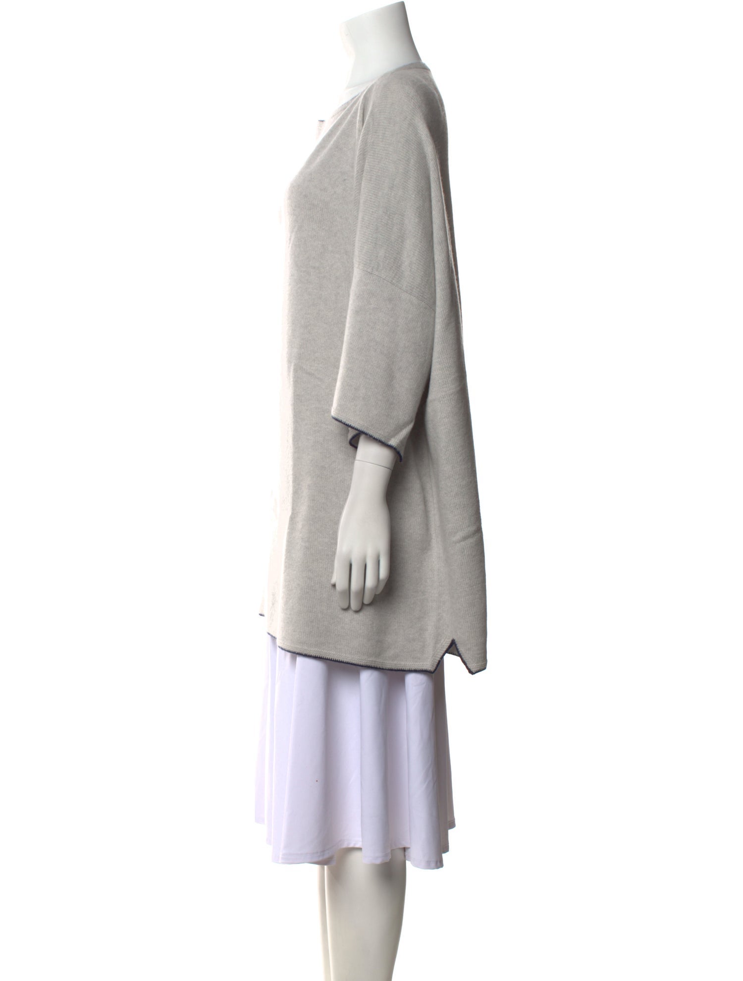 Eskandar Cashmere Bateau Neckline Sweater