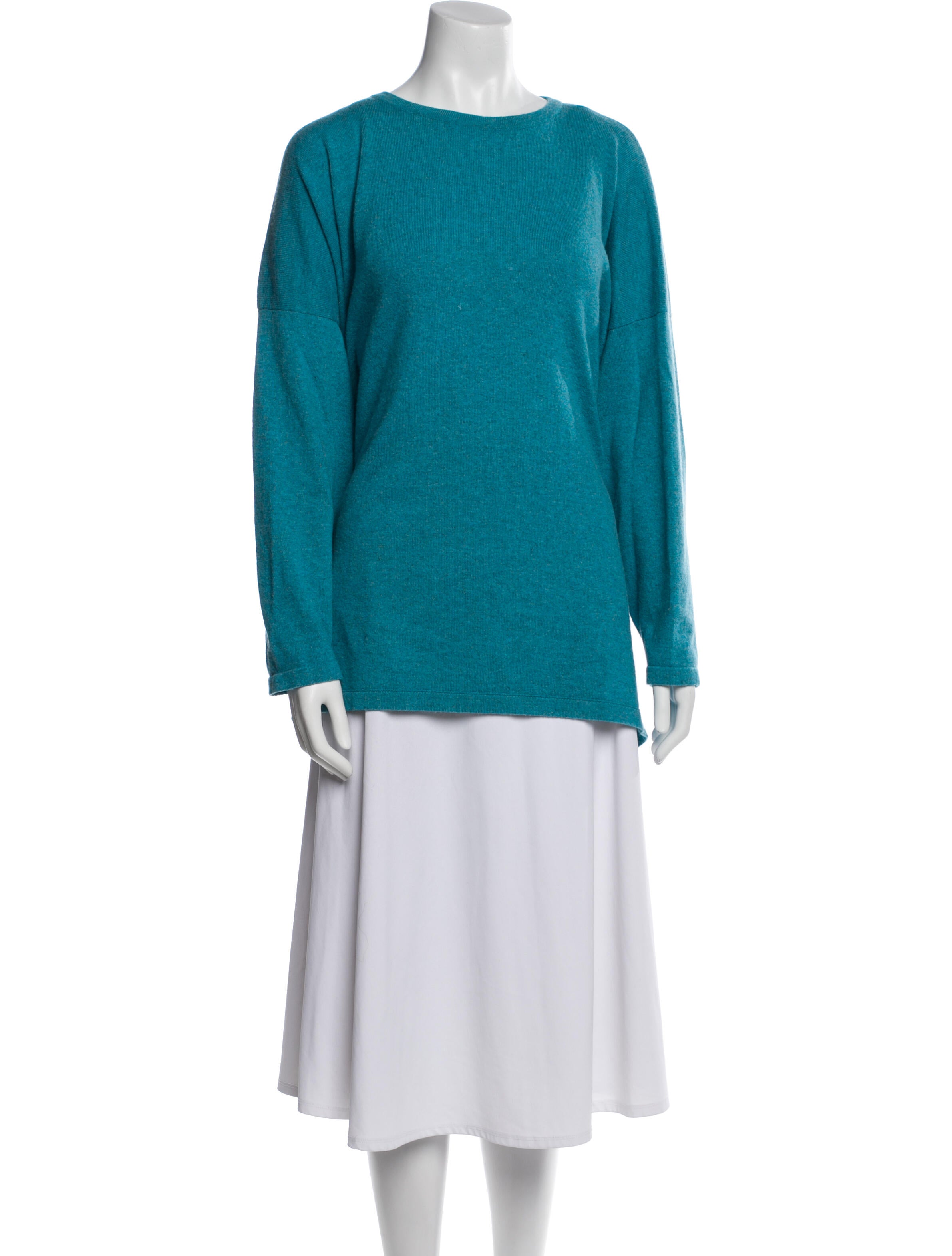 Eskandar Cashmere Bateau Neckline Sweater