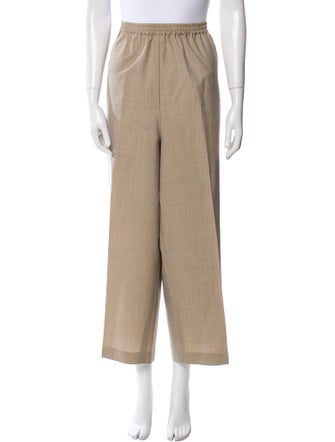 Eskandar Wool Wide Leg Pants