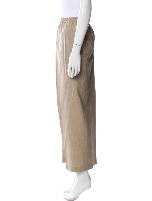 Eskandar Wool Wide Leg Pants