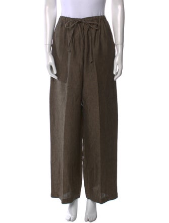 Eskandar Linen Wide Leg Pants