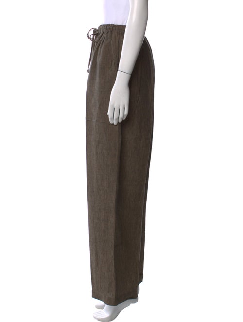 Eskandar Linen Wide Leg Pants