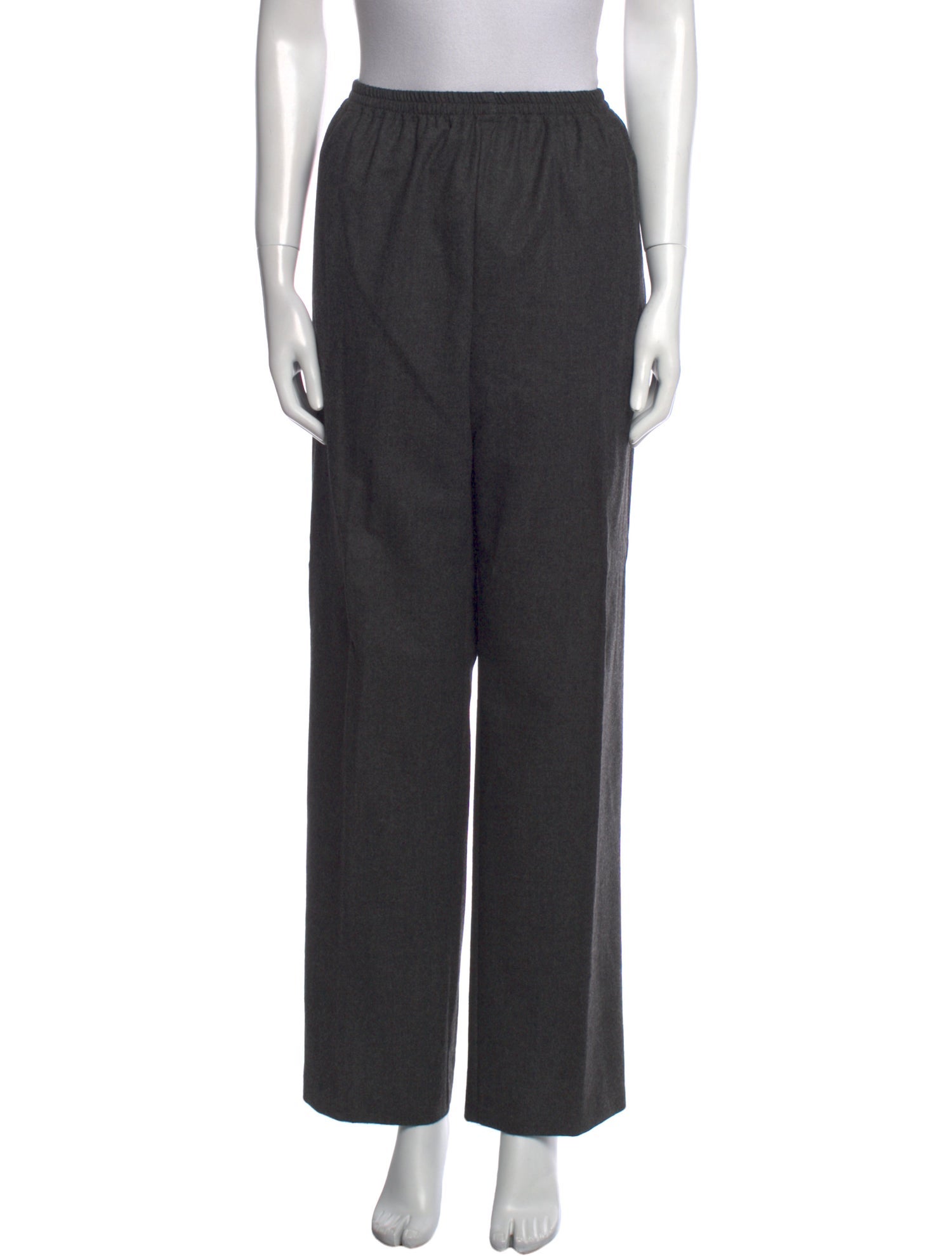 Eskandar Wool Straight Leg Pants