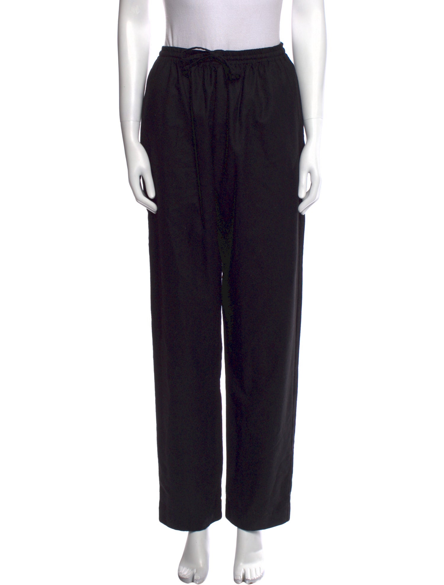 Eskandar Wool Straight Leg Pants