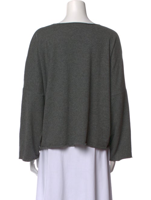 Eskandar Cashmere Bateau Neckline Sweatshirt