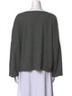 Eskandar Cashmere Bateau Neckline Sweatshirt
