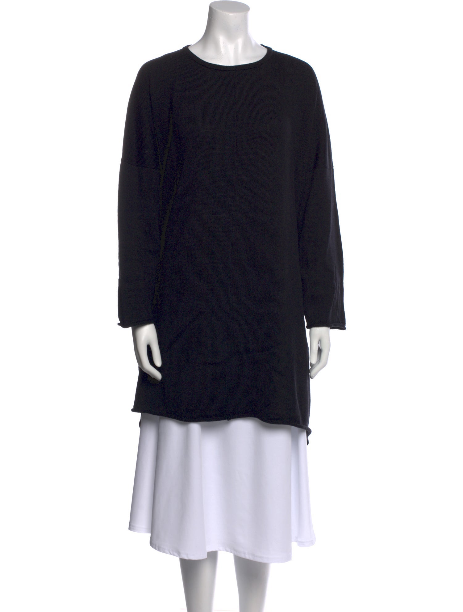 Eskandar Merino Wool Scoop Neck Sweater