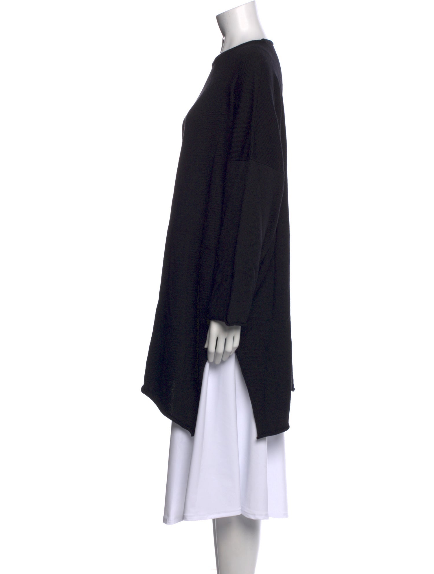 Eskandar Merino Wool Scoop Neck Sweater