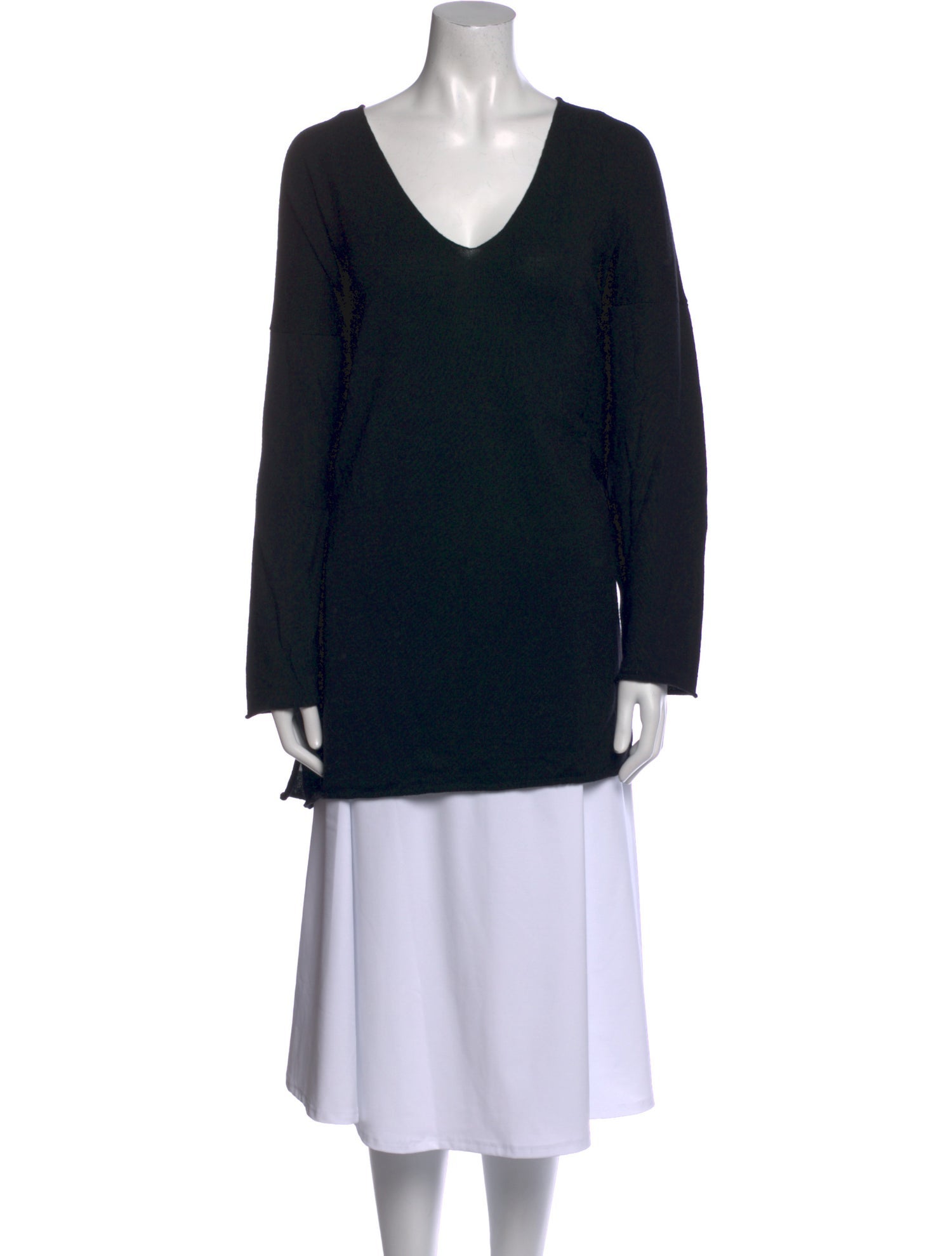 Eskandar Merino Wool V-Neck Sweater