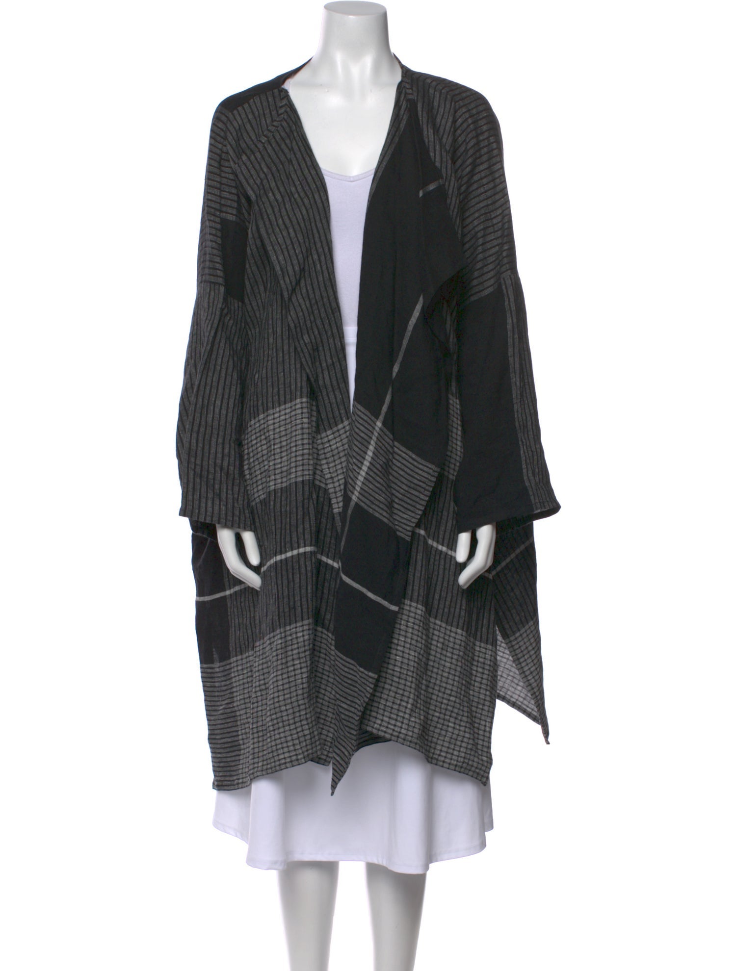 Eskandar Linen Printed Tunic