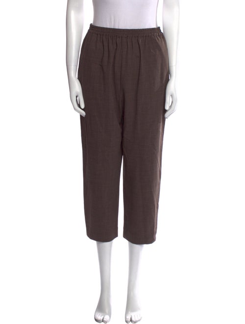 Eskandar Wool Straight Leg Pants