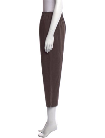Eskandar Wool Straight Leg Pants