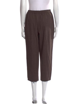 Eskandar Wool Straight Leg Pants