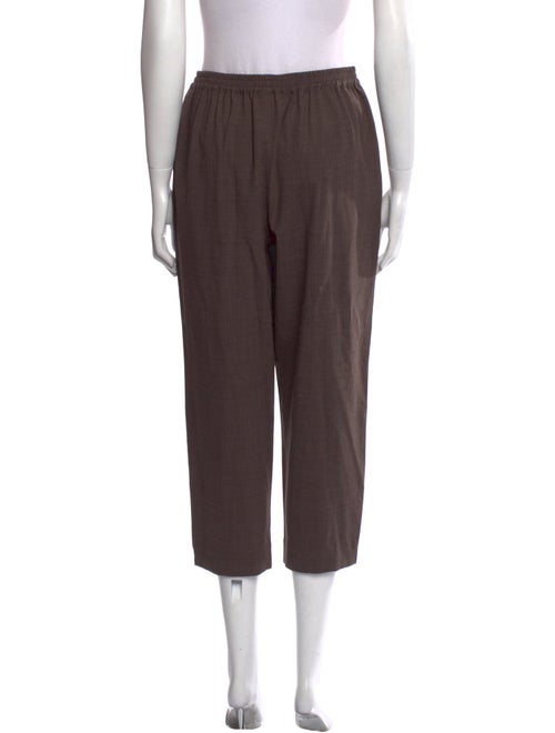 Eskandar Wool Straight Leg Pants