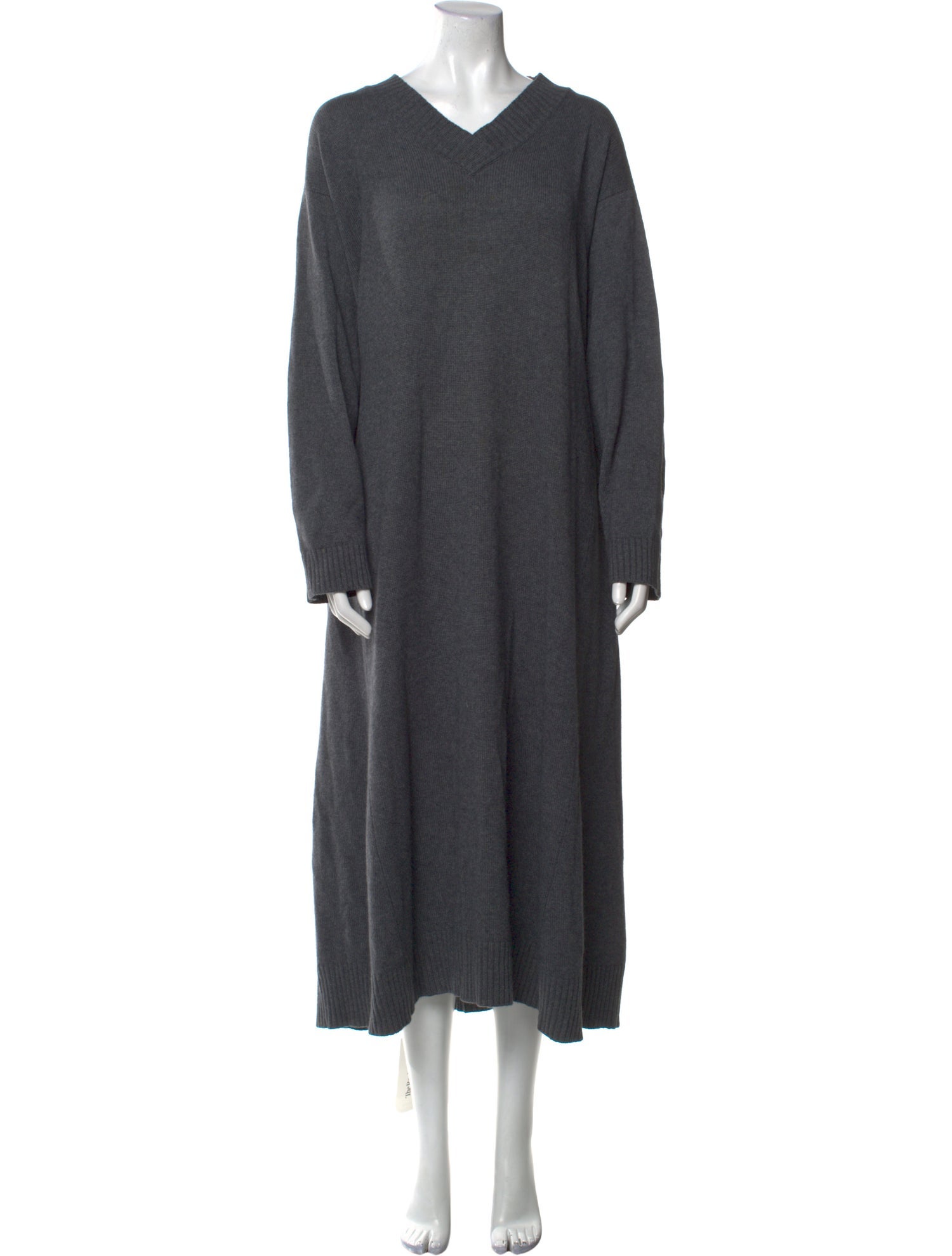 Eskandar Cashmere Midi Length Dress