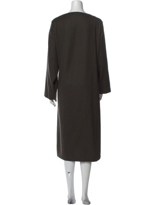 Eskandar Wool Midi Length Dress