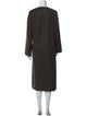 Eskandar Wool Midi Length Dress