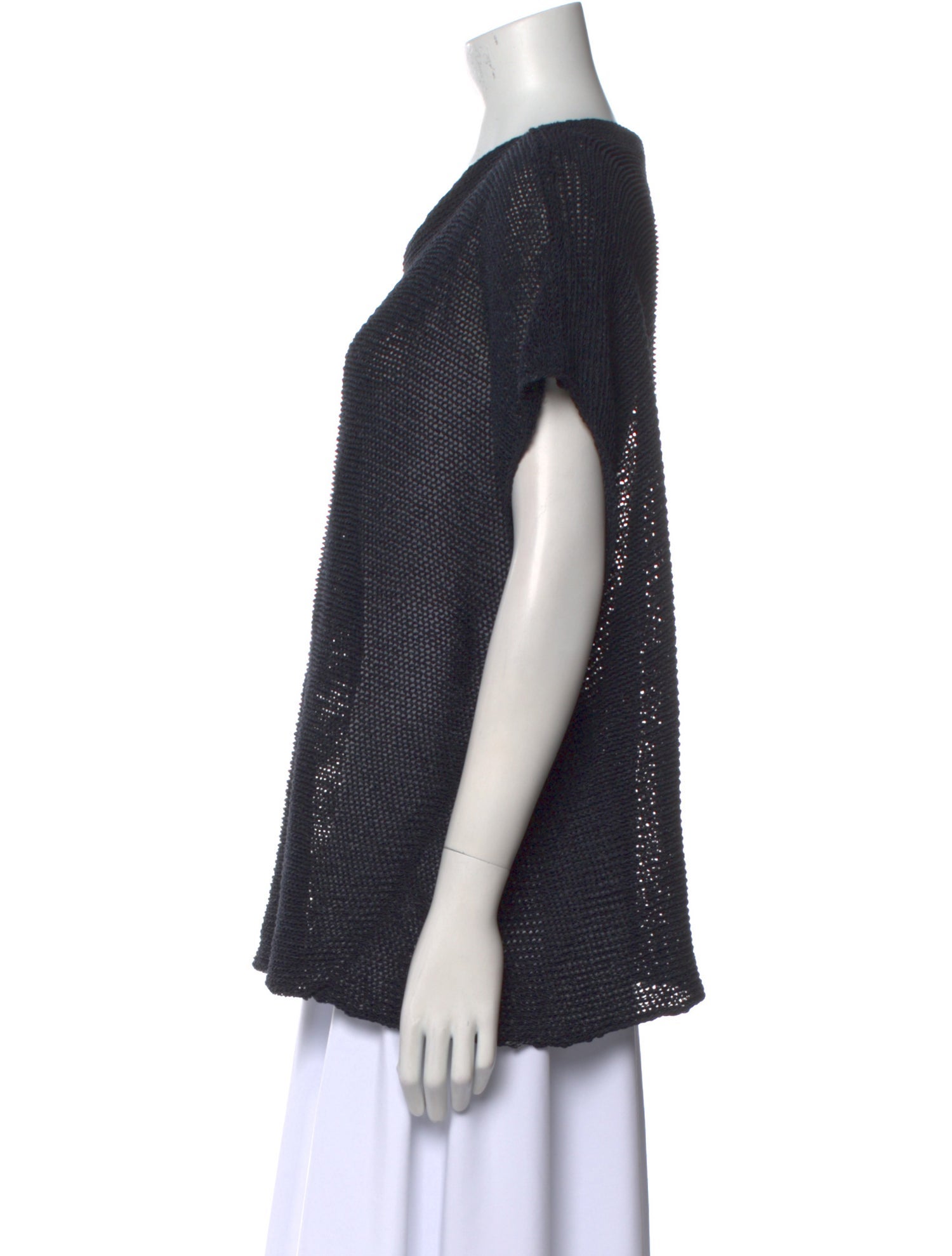 Eskandar Wool Scoop Neck T-Shirt