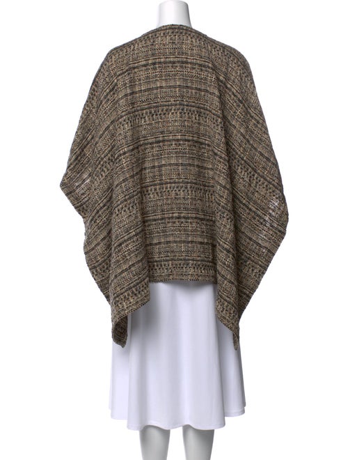 Eskandar Printed Open Front Sweater