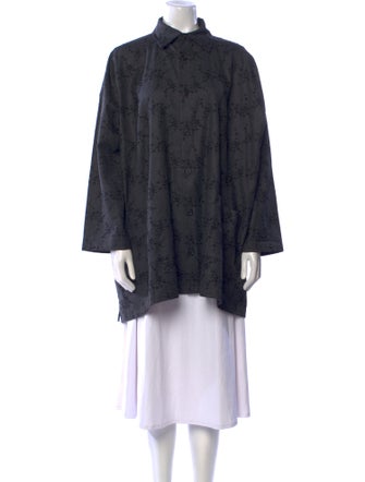 Eskandar Wool Printed Tunic