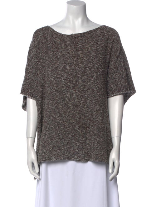 Eskandar Scoop Neck Short Sleeve T-Shirt