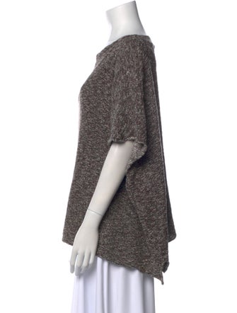 Eskandar Scoop Neck Short Sleeve T-Shirt