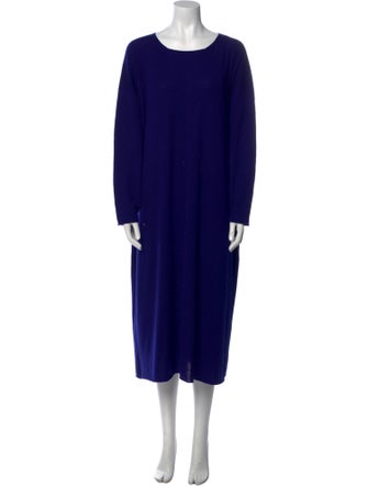 Eskandar Linen Midi Length Dress