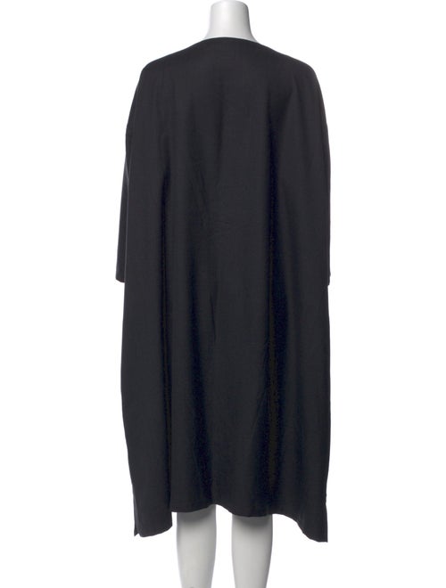 Eskandar Linen Midi Length Dress