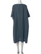 Eskandar Linen Midi Length Dress