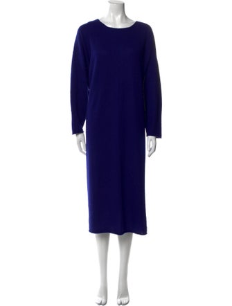 Eskandar Cashmere Midi Length Dress