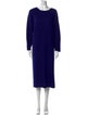Eskandar Cashmere Midi Length Dress
