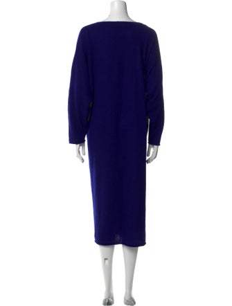 Eskandar Cashmere Midi Length Dress